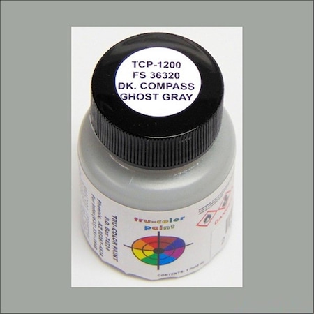Tru-Color Paint Dark Compass Ghost Gray Paint - 1 oz TCP1200